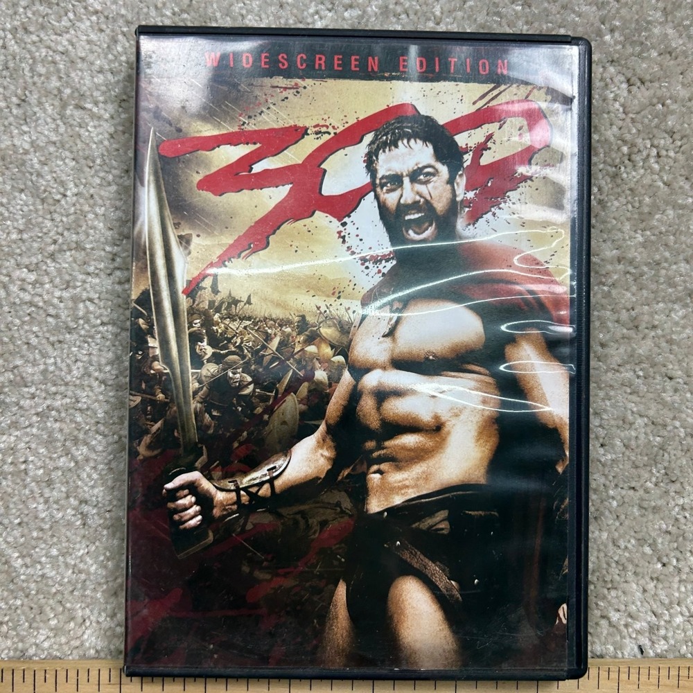 300 DVD 2007 Widescreen Edition Gerard Butler Zack Snyder Frank Miller Spartan